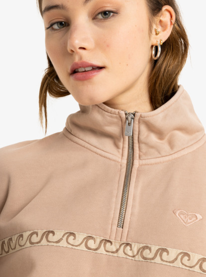 Our Town - Mock Neck Sweatshirt for Women  ERJFT04949