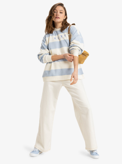 Strictly Stripes - Crew Neck Sweatshirt for Women  ERJFT04954