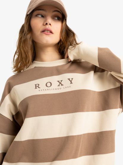 Strictly Stripes - Crew Neck Sweatshirt for Women  ERJFT04954