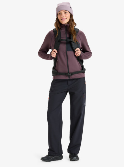 roxy, Soaring Heights - Technische middenlaag voor Dames, HUCKLEBERRY (rrf0) Soaring Heights - Technical Mid Layer for Women  ERJFT04971