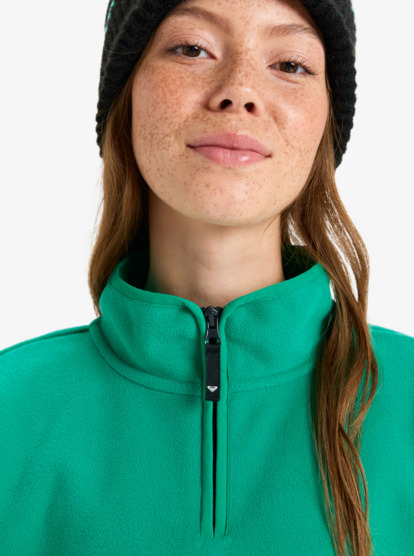 roxy, Moonrising - Couche intermédiaire technique pour Femme, VIVID GREEN (gnw0) Moonrising - Technical Mid Layer for Women  ERJFT04972