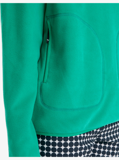 roxy, Moonrising - Couche intermédiaire technique pour Femme, VIVID GREEN (gnw0) Moonrising - Technical Mid Layer for Women  ERJFT04972