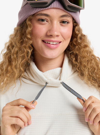 roxy, Vertere - Camiseta técnica para mujer, WHISPER WHITE (wcf0) Vertere - Technical Mid Layer for Women  ERJFT04973