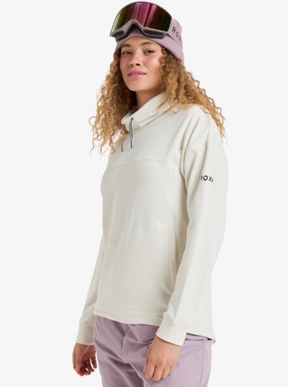 roxy, Vertere - Camiseta técnica para mujer, WHISPER WHITE (wcf0) Vertere - Technical Mid Layer for Women  ERJFT04973
