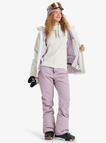 roxy, Vertere - Camiseta técnica para mujer, WHISPER WHITE (wcf0) Vertere - Technical Mid Layer for Women  ERJFT04973