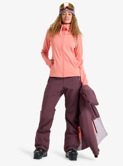 roxy, Vertere Full Zip - Technical Mid Layer for Women, CORAL CHIC (nkn0) Vertere Full Zip - Technical Mid Layer for Women  ERJFT04974