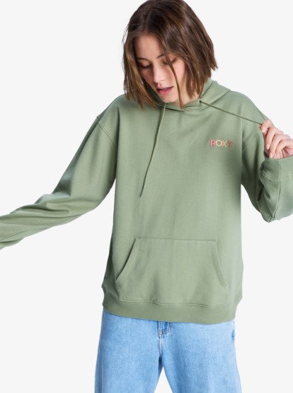 roxy, Saturdaze - Hoody voor Dames, OIL GREEN (gld0) Saturdaze - Pullover Hoodie for Women  ERJFT04996