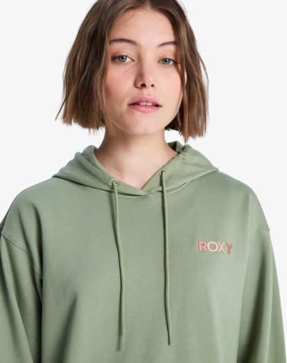 roxy, Saturdaze - Hoody voor Dames, OIL GREEN (gld0) Saturdaze - Pullover Hoodie for Women  ERJFT04996
