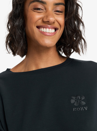 roxy, Surfing By Moonlight - Sweater voor Dames, ANTHRACITE (kvj0) Surfing By Moonlight - Sweatshirt for Women  ERJFT05008