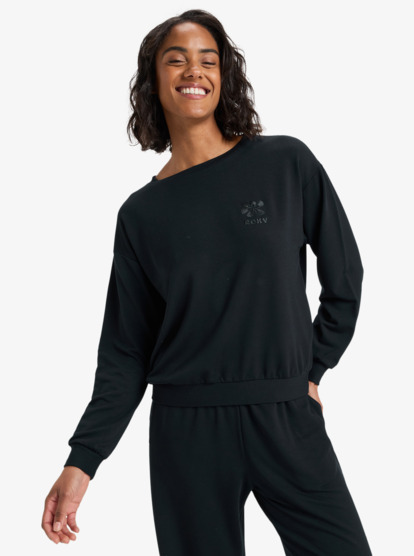 Surfing By Moonlight - Modal Blend Lounge Top for Women  ERJFT05008