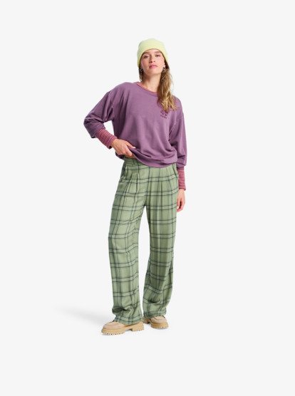 roxy, Surfing By Moonlight - Sweatshirt for Women, HUCKLEBERRY (rrf0) Surfing By Moonlight - Sweatshirt for Women  ERJFT05008
