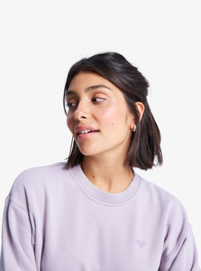 roxy, Keep Dreaming - Felpa con effetto lavaggio vintage da Donna, NIRVANA (pjq0) Keep Dreaming - Sweatshirt With Vintage Wash Effect for Women  ERJFT05017
