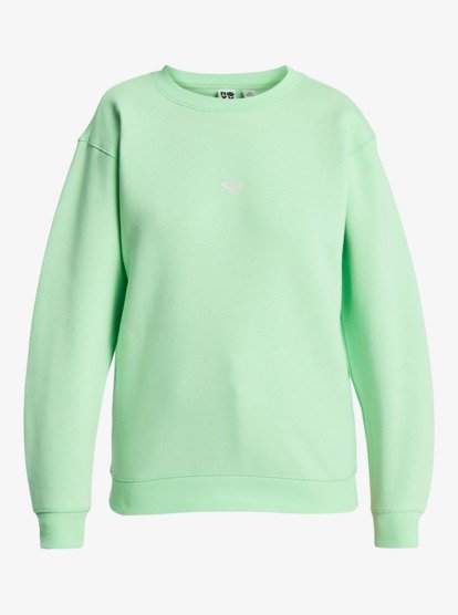 roxy, Surf Stoked Brushed - Sweat pour Femme, PISTACHIO GREEN (ged0) Surf Stoked Brushed - Sweatshirt for Women  ERJFT05018