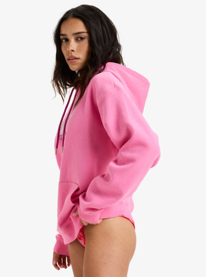 roxy, Surf Stoked Brushed Art - Sweat à capuche pour Femme, PINK COSMOS (mlb0) Surf Stoked Brushed Art - Hoodie for Women  ERJFT05020