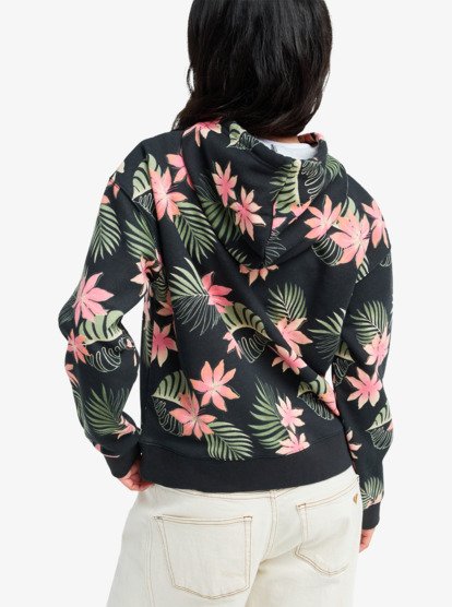 Vl Feels Right - Printed Zip Hoodie for Women  ERJFT05029