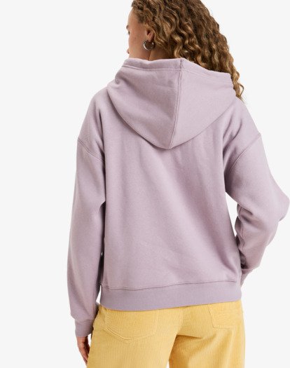 Perfect Place Brushed - Relaxed Hoodie With Vintage Artwork for Women  ERJFT05032