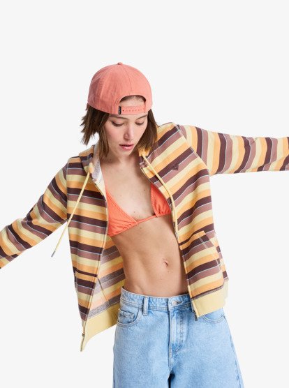 Perfect Stripe - Striped Zip Hoodie for Women  ERJFT05041