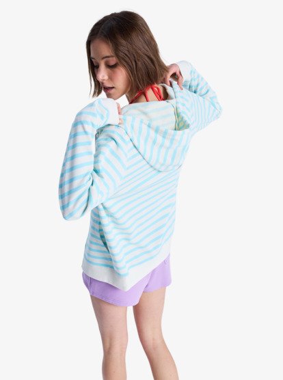 Perfect Stripe - Striped Zip Hoodie for Women  ERJFT05041