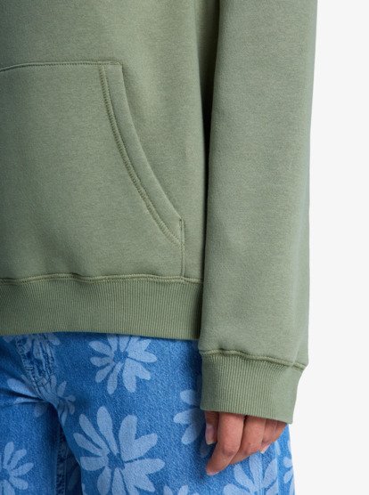 roxy, Surf Stoked Brushed - Sudadera con capucha para mujer, OIL GREEN (gld0) Surf Stoked Brushed - Hoodie for Women  ERJFT05046