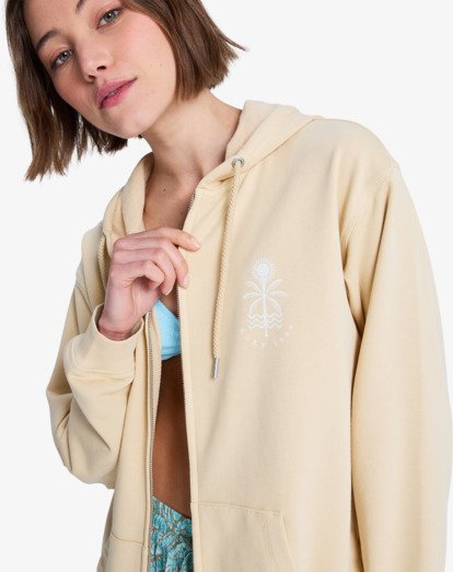 Surf Stoked Zip Terry - Zip-Up Hoodie for Women  ERJFT05063