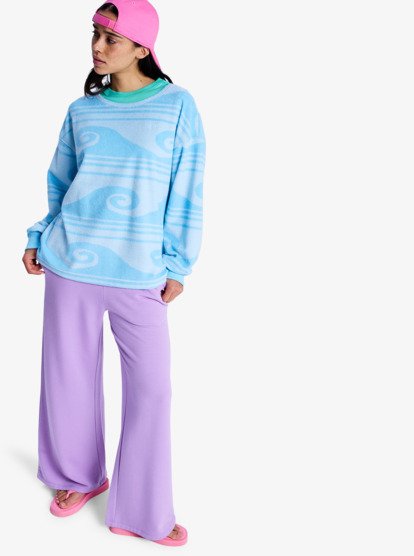 Make It Sunny - Oversized terry sweatshirt for Women  ERJFT05082