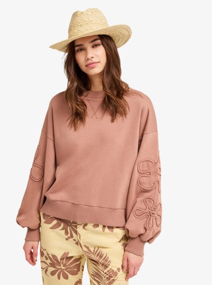 Flower Song - Oversized Sweatshirt for Women  ERJFT05085