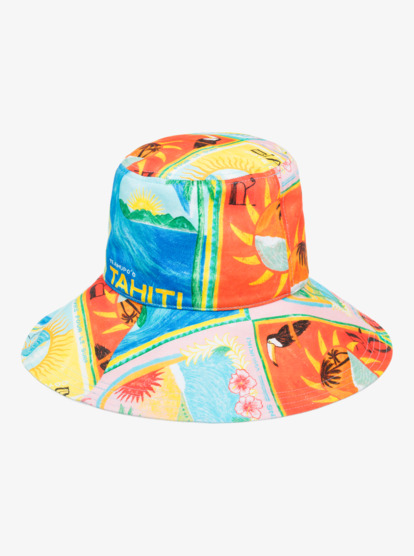 roxy, Atlas - Anglerhut für Frauen, ATLAS ATLAS PRINT (xbyr) Atlas - Bucket Hat for Women  ERJHA04403