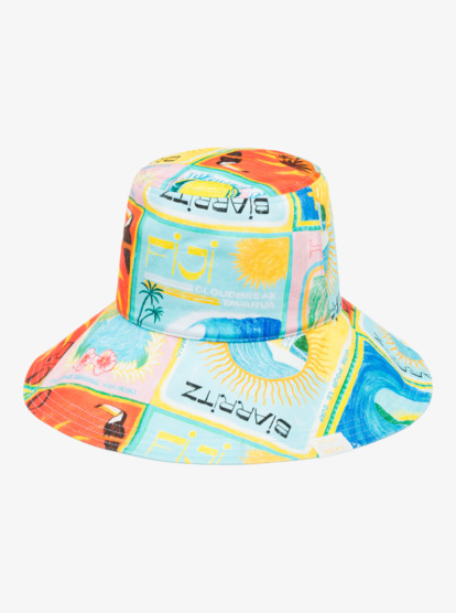 roxy, Atlas - Anglerhut für Frauen, ATLAS ATLAS PRINT (xbyr) Atlas - Bucket Hat for Women  ERJHA04403