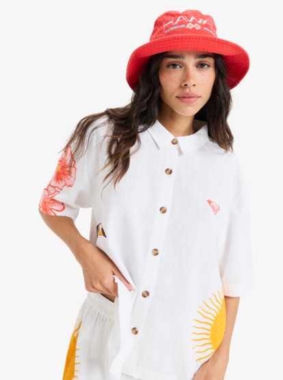 roxy, Atlas - Anglerhut für Frauen, POPPY RED (rnn0) Atlas - Bucket Hat for Women  ERJHA04406