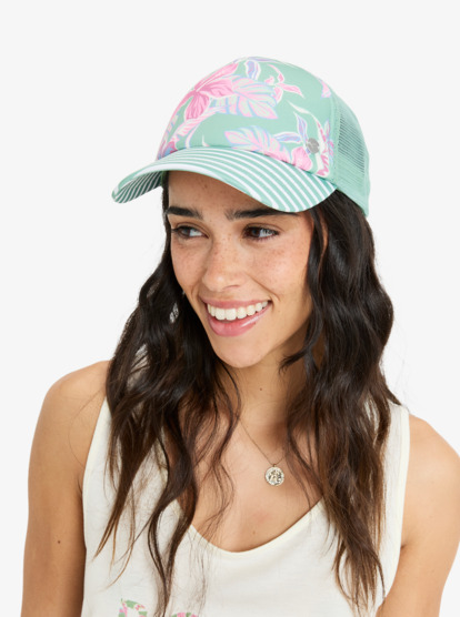 Hibiscus Island - Trucker Cap for Women  ERJHA04417