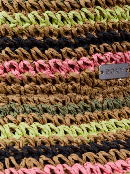 Candied Peacy - Straw Bucket Hat for Women  ERJHA04423