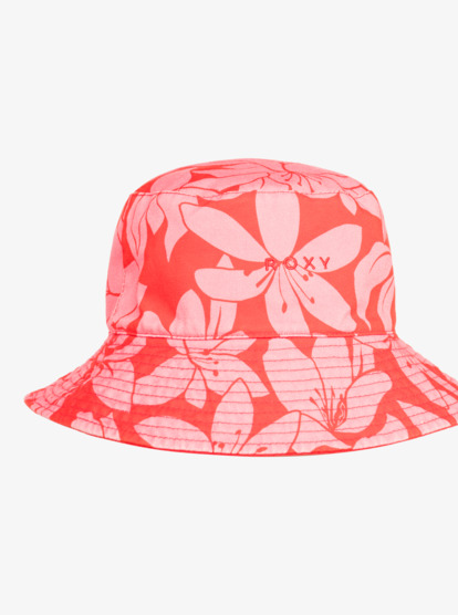 roxy, Jasmine Paradise - Omkeerbare zonnehoed voor Dames, TOMATO KLAEIDO (rph6) Jasmine Paradise - Reversible Bucket Hat for Women  ERJHA04438