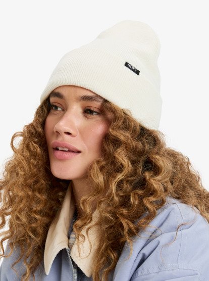 roxy, Tropical Snow - Bonnet pour Femme, EGRET (wbs0) Tropical Snow - Beanie for Women  ERJHA04440