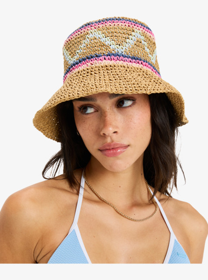 roxy, Geonimo - Bucket Hat for Women, NATURAL (yef0) Geonimo - Bucket Hat for Women  ERJHA04443
