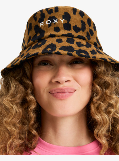 roxy, Urban Party - Bucket Hoed voor Dames, WOODSMOKE (cma0) Urban Party - Bucket Hat for Women  ERJHA04445