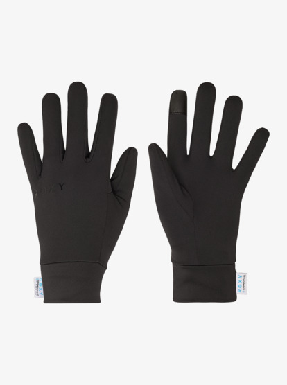 roxy, Hydrosmart Liner - Liner Gloves for Women, TRUE BLACK (kvj0) Hydrosmart Liner - Liner Gloves for Women  ERJHN03264