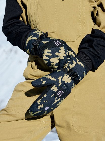 Roxy Jetty - Technical Snow Mittens for Women  ERJHN03266