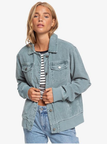 Veste en jean velour femme online