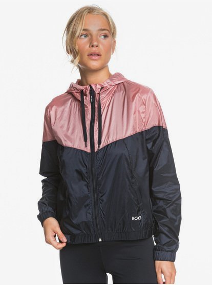 Take It This - Hooded Cropped Windbreaker for Women  ERJJK03385