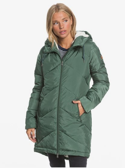 Waterproof puffer jacket womens top
