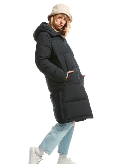 Test Of Time - Hooded Puffer Jacket for Women  ERJJK03513