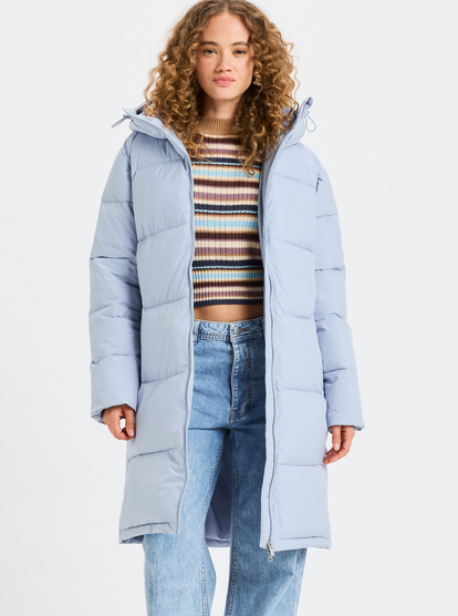 Test Of Time - Long Hooded Puffa Jacket for Women  ERJJK03513