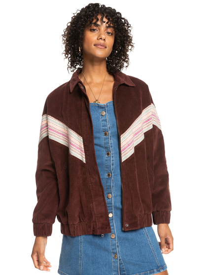 Ocean Talk - Corduroy Jacket for Women  ERJJK03576