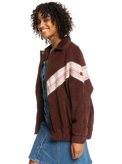 Ocean Talk - Corduroy Jacket for Women  ERJJK03576