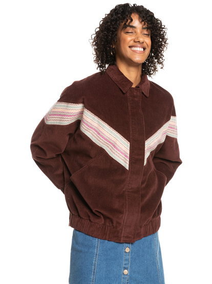 Ocean Talk - Corduroy Jacket for Women  ERJJK03576