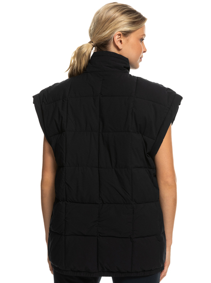 Waves Of Warmth - Quilted Vest for Women  ERJJK03578