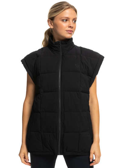 Waves Of Warmth - Quilted Vest for Women  ERJJK03578