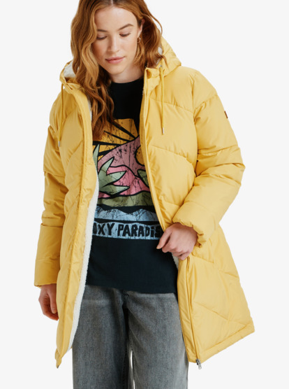 Better Weather - Long Hooded Puffa Jacket for Women  ERJJK03634