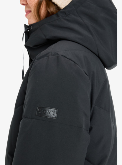 roxy, Ellie 5K - Veste pour le froid pour Femme, TRUE BLACK (kvj0) Ellie 5K - Cold Weather Jacket for Women  ERJJK03653