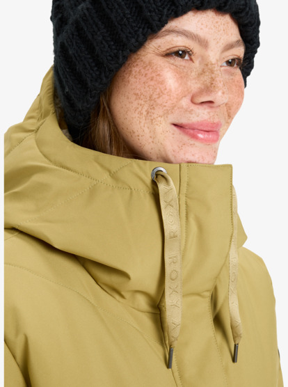 roxy, Ellie 5K - Jack voor koud weer voor Dames, FENNEL SEED (tmg0) Ellie 5K - Cold Weather Jacket for Women  ERJJK03653
